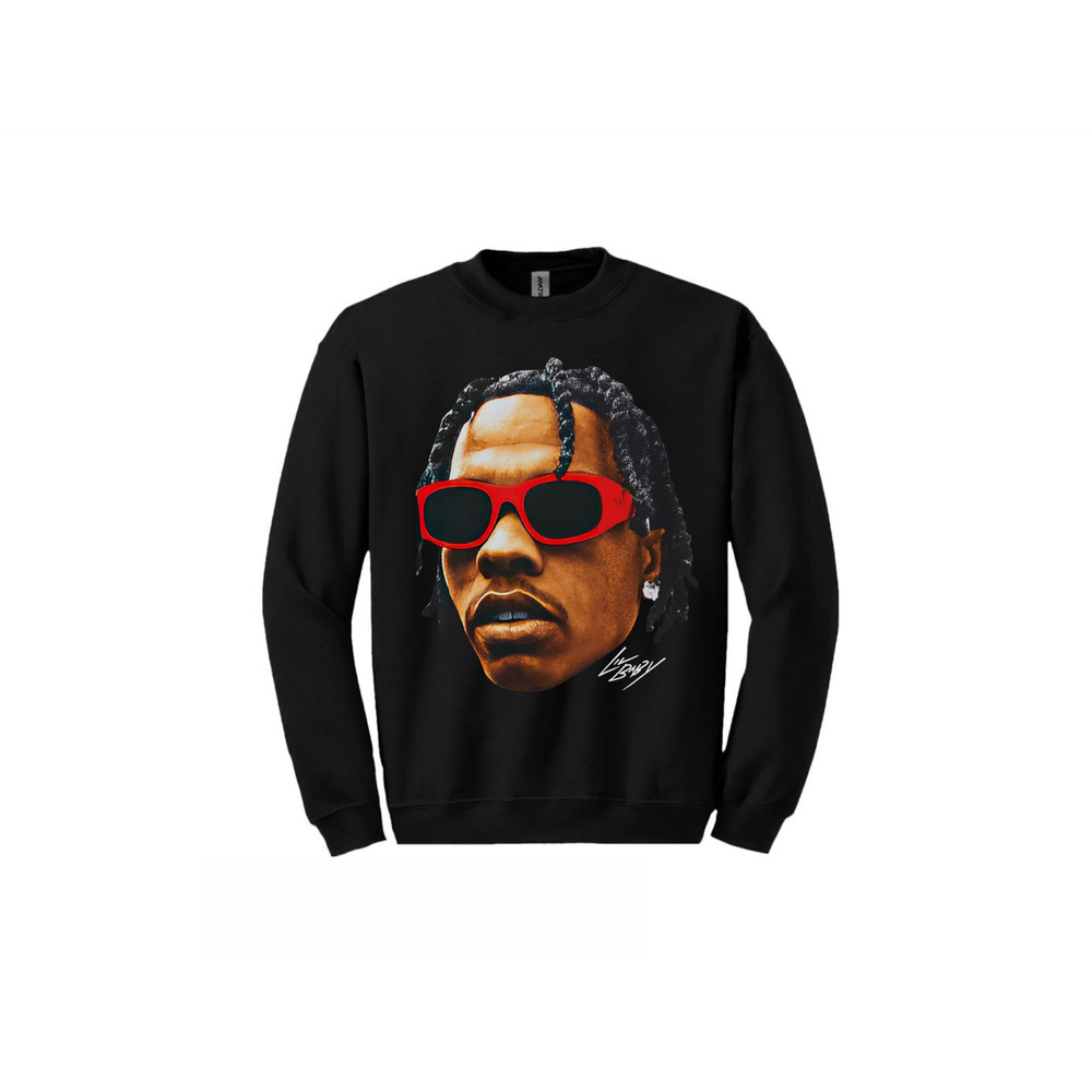 Lil Baby Sweatshirt Black, Vintage Lil Baby Sweater Hip Hop Graphic Print Merch Sweatshirt Baby, Oversized Cotton Sweatshirt Lil Baby.jpg