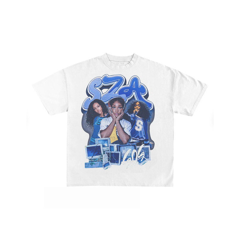 SZA Bootleg Shirt White, Vintage Rap Hip Hop Tee SZA, Merch Oversized Heavy Cotton Tee, SZA Bootleg T Shirt, Vintage Graphic Tee, Sos Merch.jpg