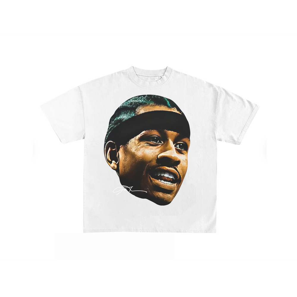 Allen Iverson Shirt White, Vintage Heavy Tee, NBA Iverson Graphic Print T-Shirt, Merch T Shirt Allen Iverson, Oversized Heavy Cotton Tee.jpg