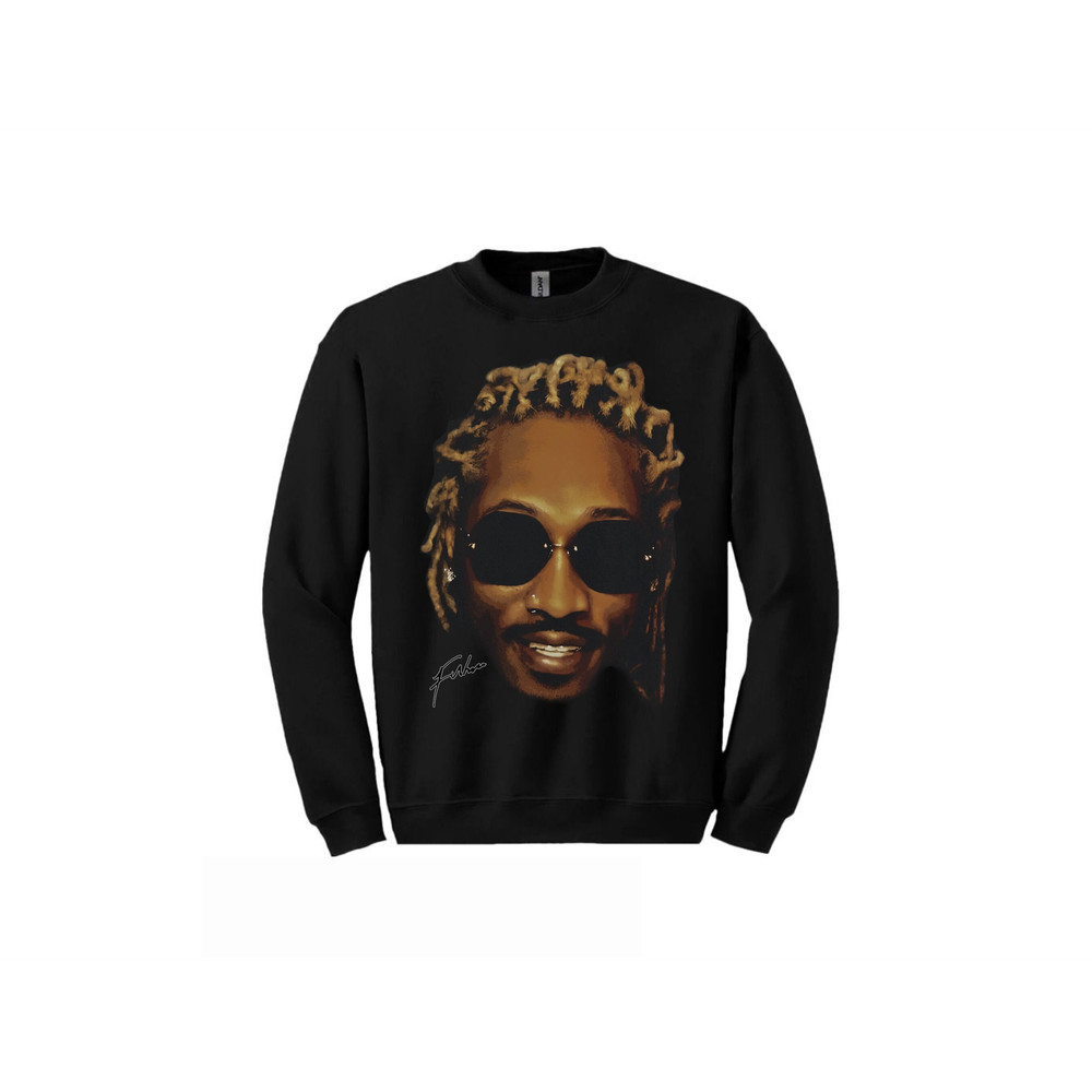 Future Sweater Black, Vintage Rap Sweatshirt Future Hip Hop Graphic Print Sweatshirt, Merch Sweater Future Oversized Heavy Cotton Sweatshirt.jpg