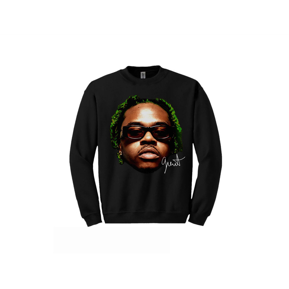 Gunna Sweatshirt Black, Vintage Rap Sweatshirt Gunna Hip Hop Graphic Print, Merch Sweatshirt Gunna Thugger Oversized Heavy Cotton Sweatshirt.jpg