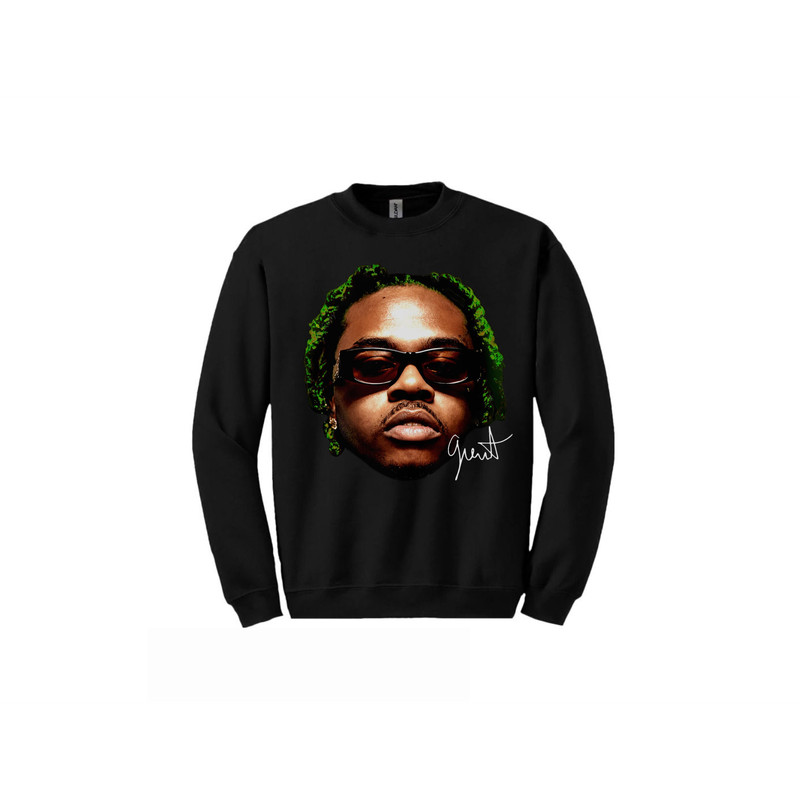 Gunna Sweatshirt Black, Vintage Rap Sweatshirt Gunna Hip Hop Graphic Print, Merch Sweatshirt Gunna Thugger Oversized Heavy Cotton Sweatshirt.jpg