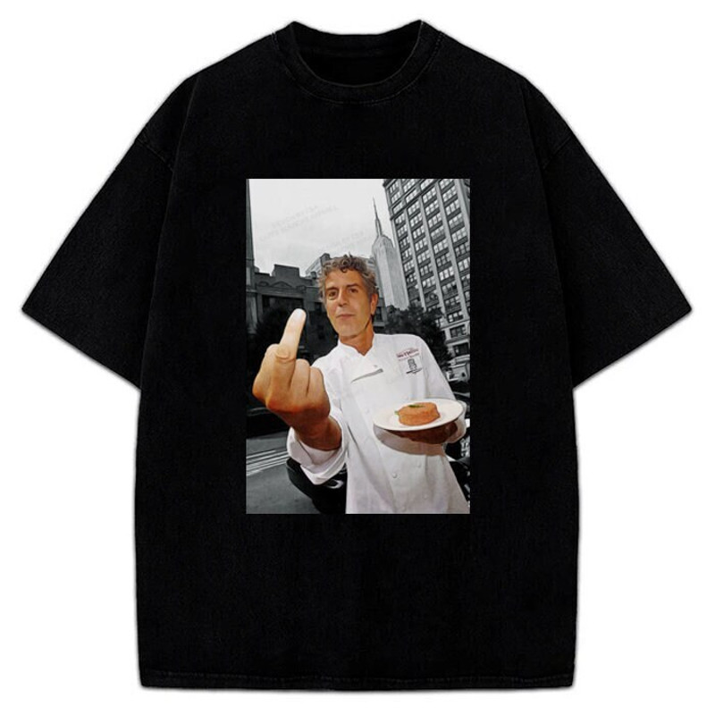 Anthony Bourdain Middle Finger T Shirt Parts Unknown Foodie Fan Shirt.jpg