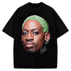 dennis rodman green hair rodzilla flamboyant 90s vintage design retro