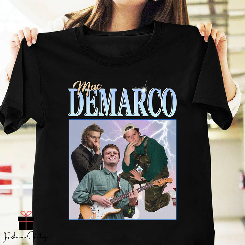 Mac Demarco - Vernor Winfield Mcbriare Smith IV Homage Vintage T-Shirt, Mac Demarco Fans, Demarco Poster Shirt, Singer Shirt.jpg