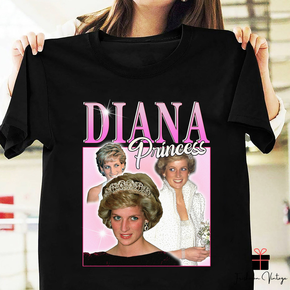 Princess Diana Homage T-Shirt, Diana Spencer Shirt, Princess Of Wales Shirt, British Royal Family Fans Shirt, Vintage Shirt For Women.jpg