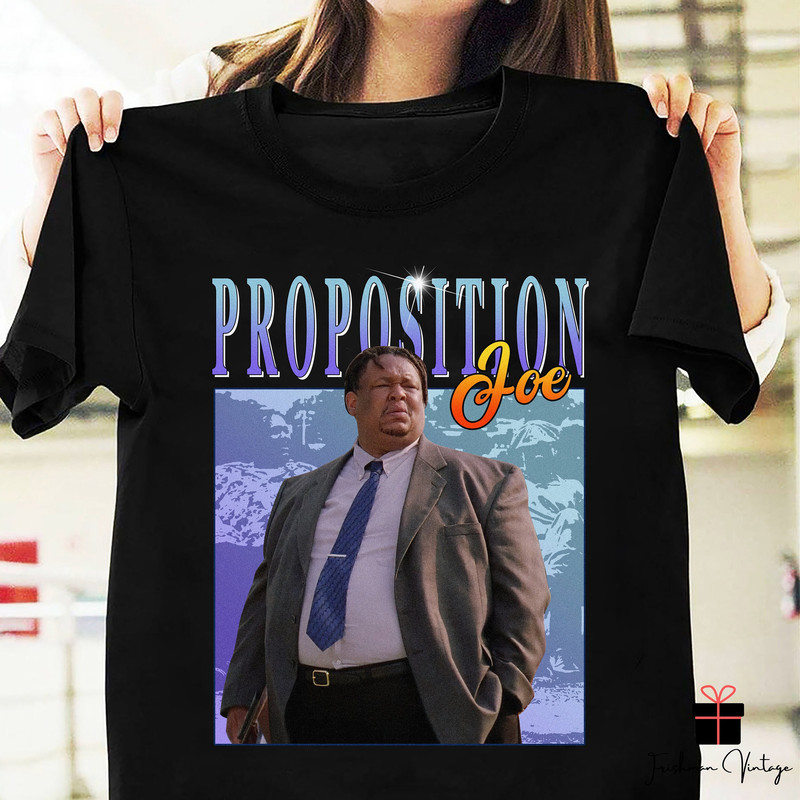 PROPOSITION JOE Homage T-Shirt, The Wire Series Fan Shirt, Crime Drama TV Series Shirt, American Character Theme Shirt, Robert F. Chew Actor.jpg