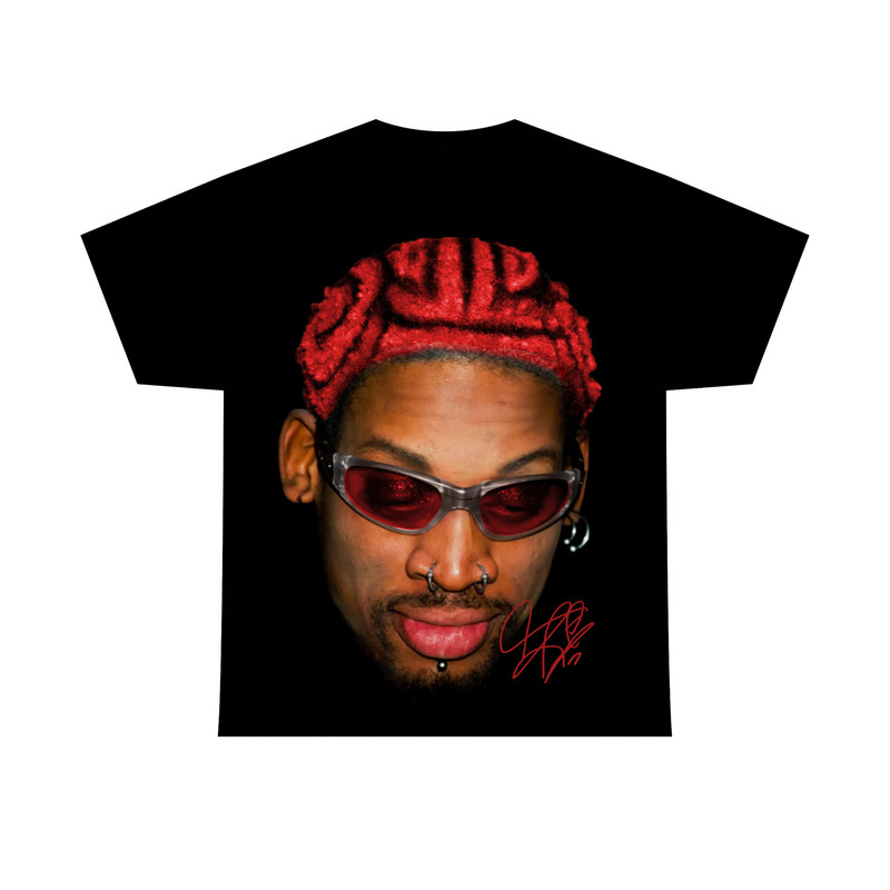 DENNIS RODMAN T-SHIRT Rare black Homage Vintage Rap Tee Hip Hop Style Chicago Bulls Scottie Pippen The Last Dance.jpg