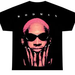 dennis rodman t-shirt rare homage vintage rap tee hip hop style 1