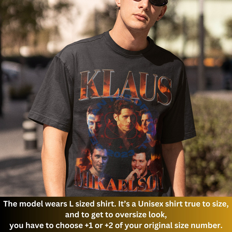 LIMITED KLAUS MIKAELSON Shirt, Bootleg Horror Shirt, klaus Mikaelson Fan, klaus Mikaelson Merch, Gift For Women And Man, Graphic Horror Tee.jpg
