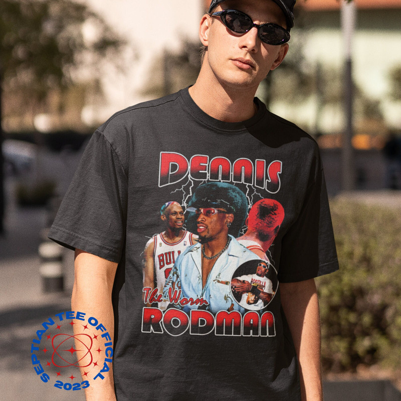 Dennis Rodman 90's Vintage Shirts, Basketball Shirt, Bootleg Dennis Rodman tshirt, Pesonalized Basketball Tee, Vintage Graphic Shirt.jpg