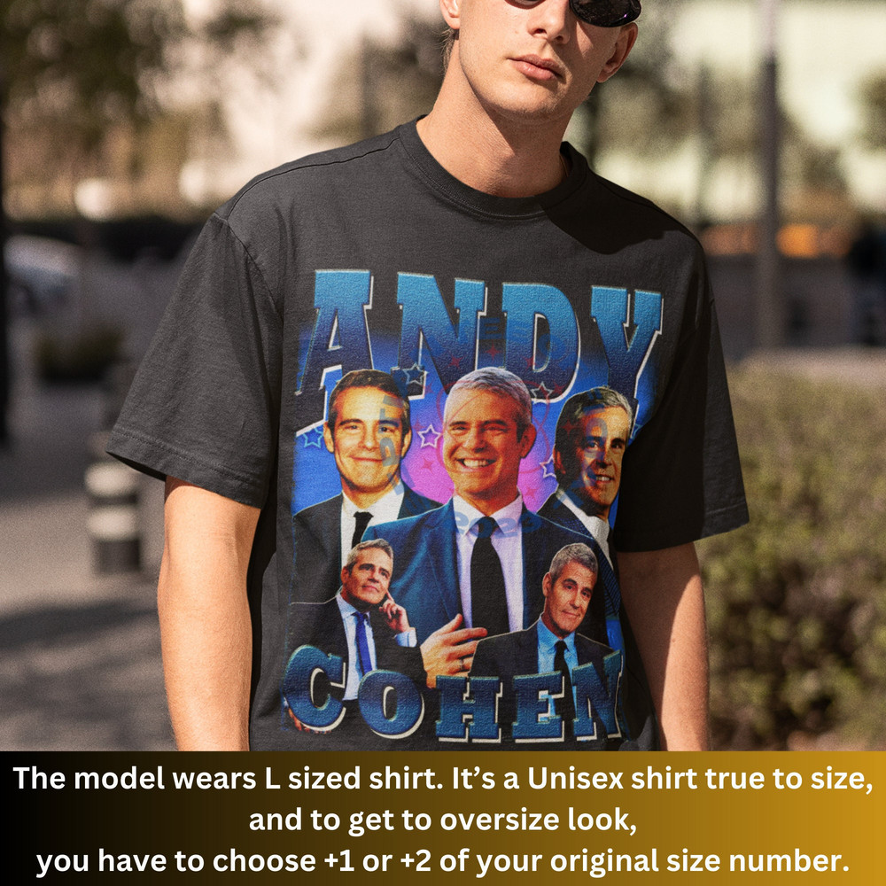 Limited Andy Cohen Vintage Shirt, Andy Cohen Shirt, Bootleg Andy Cohen 90s Shirt, Andy Cohen Tribute, Andy Cohen Tv Show, Gift For Women Man.jpg