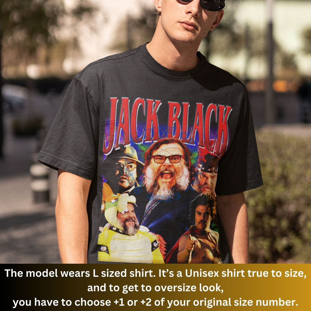 Limited Jack Black Shirt, Homage Jack Black Tshirt, Jack Black Tribute, Jack Black Merch, Movie Character Shirt, Gift For Women And Man.jpg