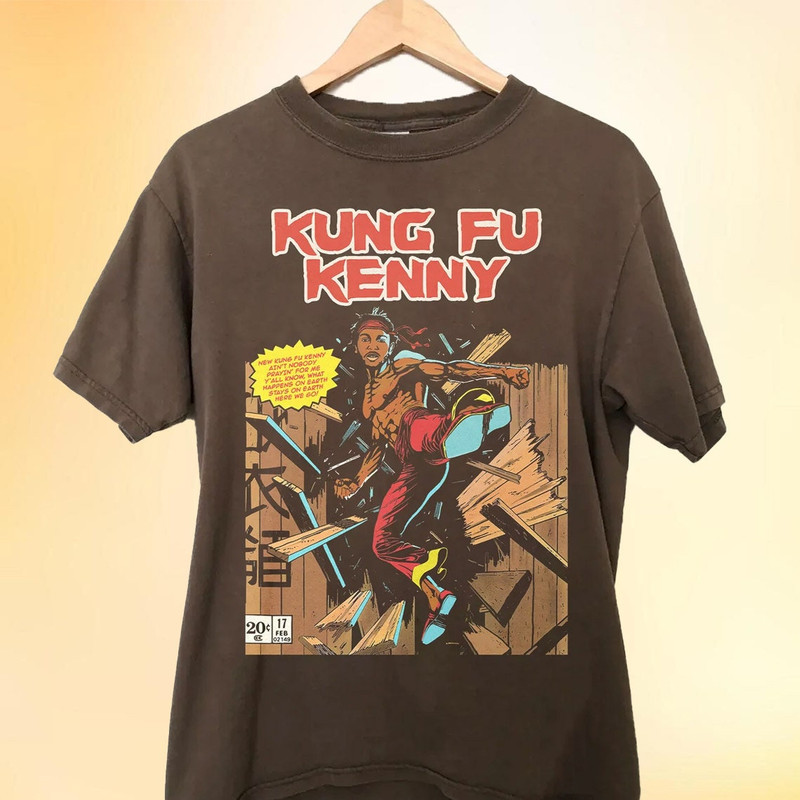 Kendrick Lamar Shirt, Kung Fu Kenny T-Shirt, Kendrick Lamar Merch, 90's T-Shirt, Hip Hop Shirt, Rap Shirt, Gift Fan.jpg
