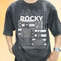 asap rocky shirt, asap rocky tee, rare concert merch rap tee, hip hop graphic to