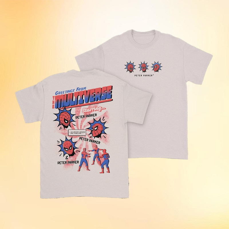 Spider Man Shirt, Spidey Multiverse Tee, Marvel Shirt, No Way Home Shirt, Spider Man, MCU, Comics Book Cover.jpg