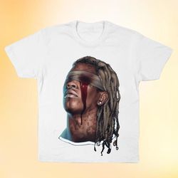 young thug shirt, thugger shirt, rap tee concert merch, kanye thugger slime seas