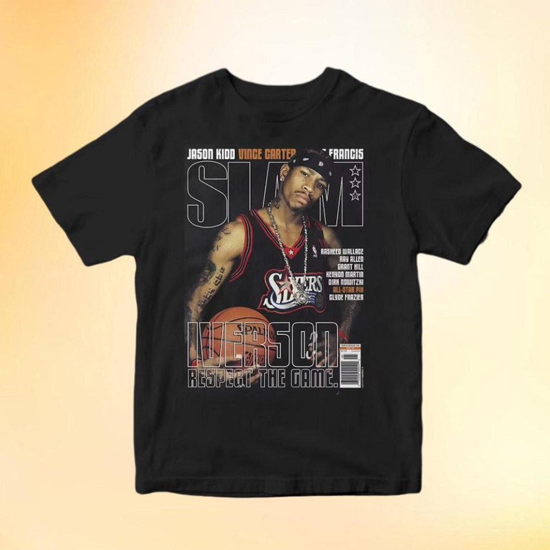 Allen Iverson Shirt, Allen Iverson Slam Magazine Shirt, Allen Iverson Tee, Allen Iverson The Answer Basketball Shirt, Basketball Shirt.jpg