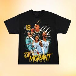 ja morant shirt, ja morant graphic tee, gift for ja morant fans, nba shirt, bask