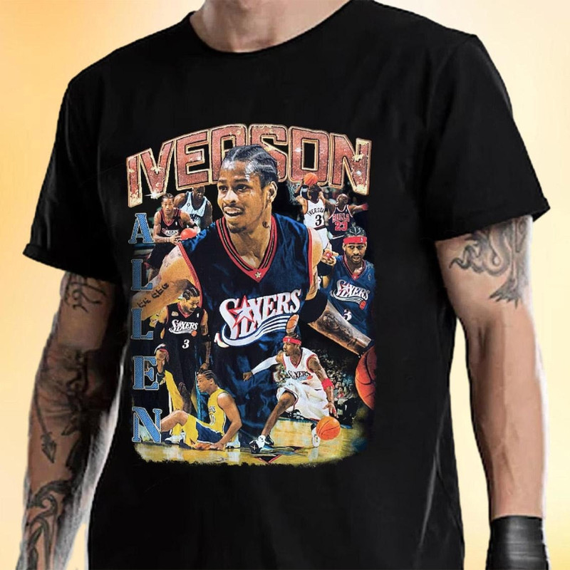 Allen Iverson Shirt, Allen Iverson Tee, Allen Iverson The Answer Basketball Shirt, Gift Fan Allen Iverson, Basketball Shirt.jpg