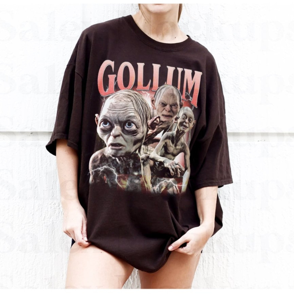Gollum T-Shirt Vintage 90s Retro Gollum Shirt Graphic Tee Gollum Sweatshirt Gollum Movie Bootleg Movie Legolas Shirt Unisex.jpg