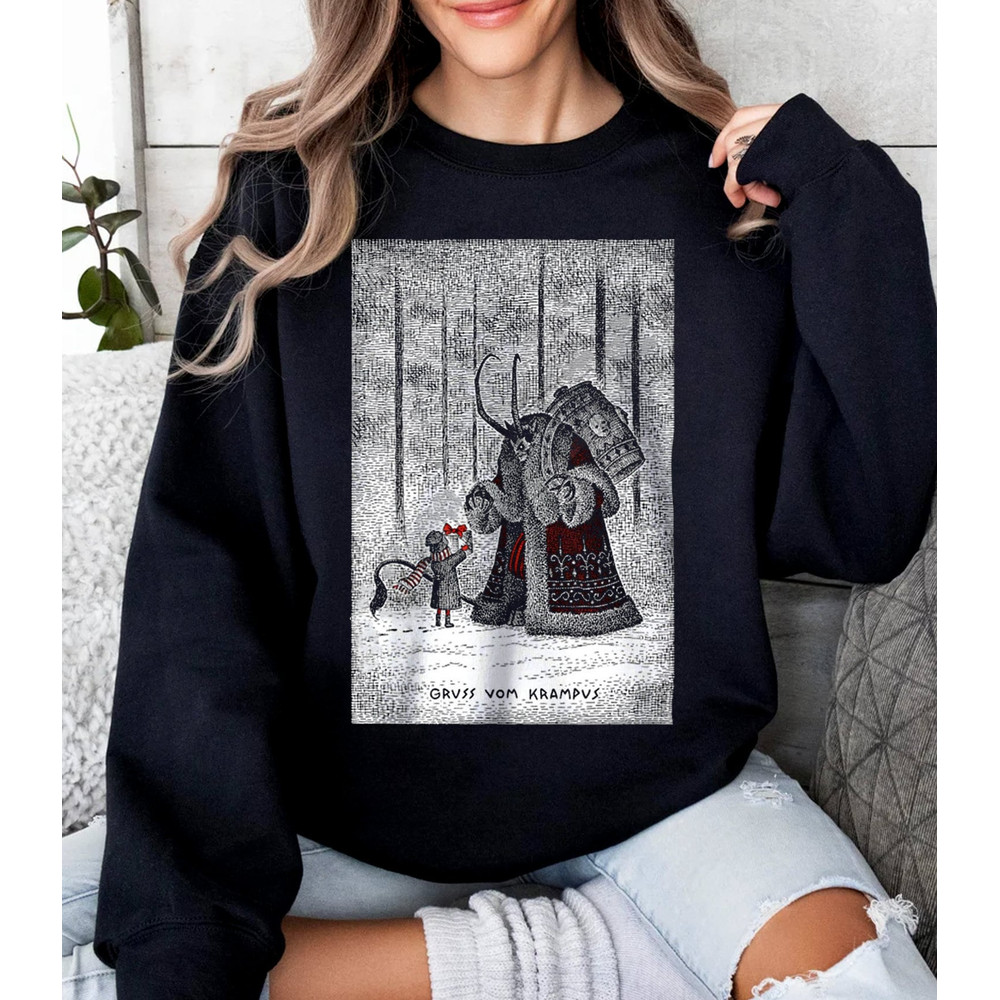 Krampus Unisex T-shirt, Sweatshirt.jpg