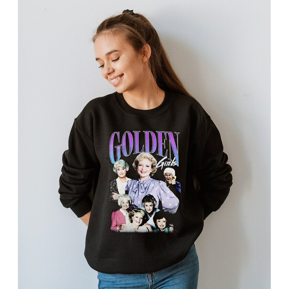 The Golden Girls Movie Shirt, Vintage Y2K The Golden Girls Tshirt, The Golden Girls 90's Bootleg Graphic Tee.jpg