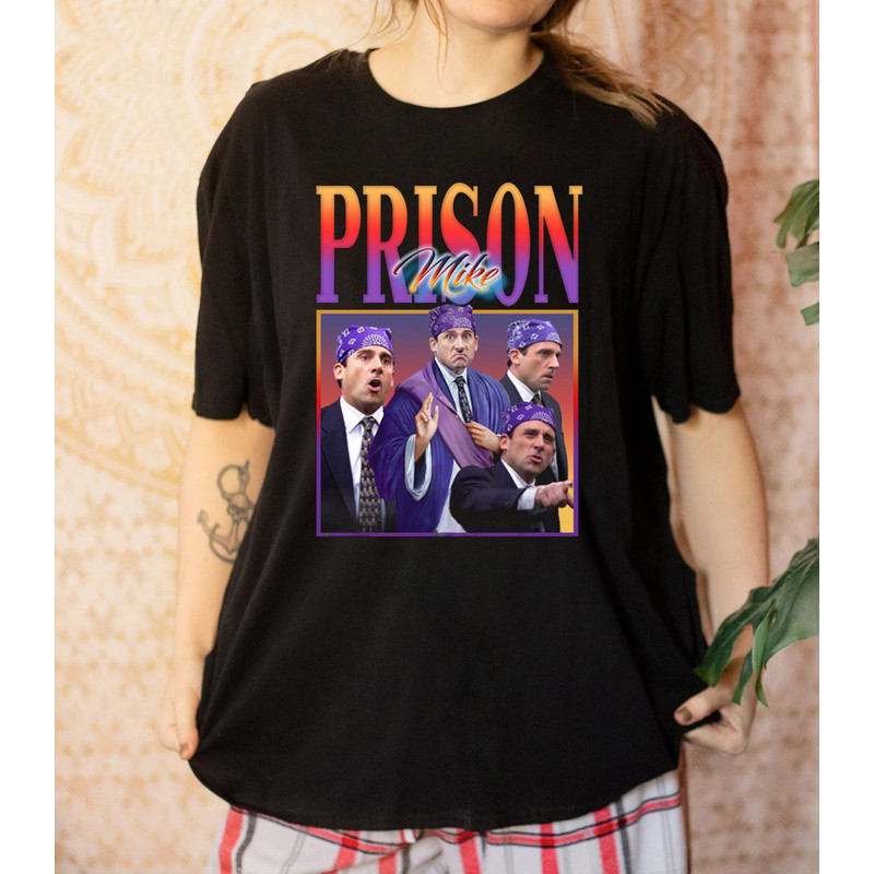 Retro Prison Mike Shirt-The Office Shirt,Michael Scott Shirt,Steve Carell Shirt,Michael Scott Sweatshirt,Michael Scott Shirt,The Office Tee.jpg