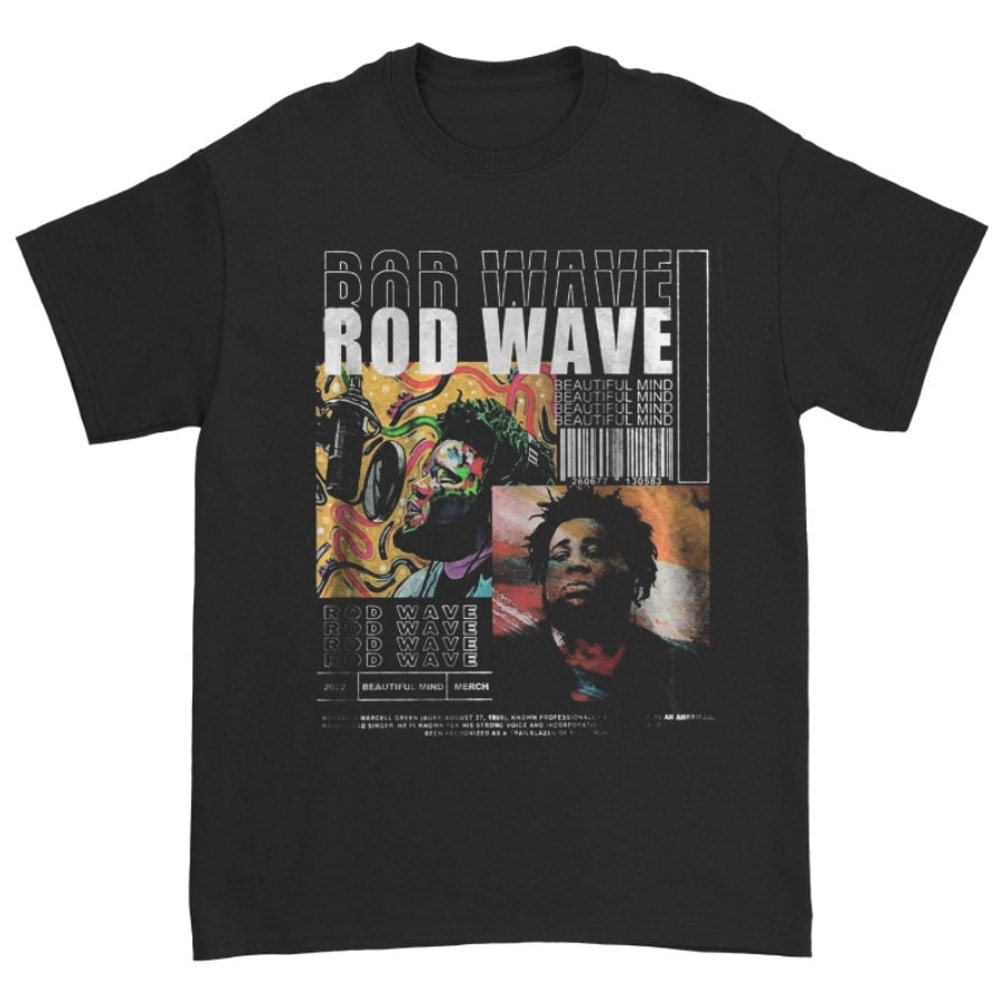 Vintage Bootleg Inspired Tee Graphic Unisex Tee Rod Wave Vintage T-Shirt , Rod Wave Beautiful Mind Shirt.jpg