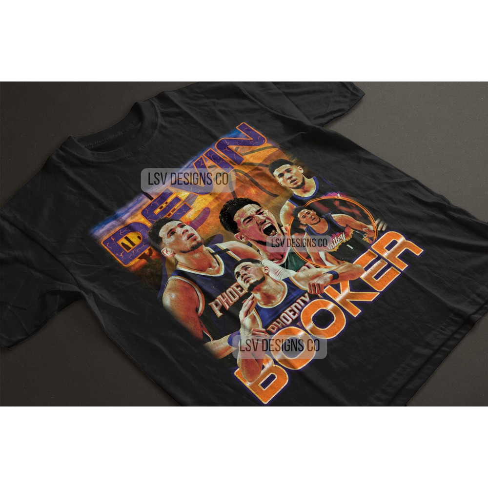 Devin Booker Shirt 90s Vintage x Bootleg Style Rap Tee Retro TShirt, Oversized Graphic Tee TShirt, Christmas Gifts for Men, Women, Unisex.jpg