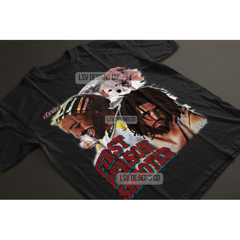 Drake x J. Cole Shirt 90s Vintage x Bootleg Style Rap Tee Retro TShirt, Oversized Graphic Tee TShirt, Christmas Gifts for Men, Women, Unisex.jpg