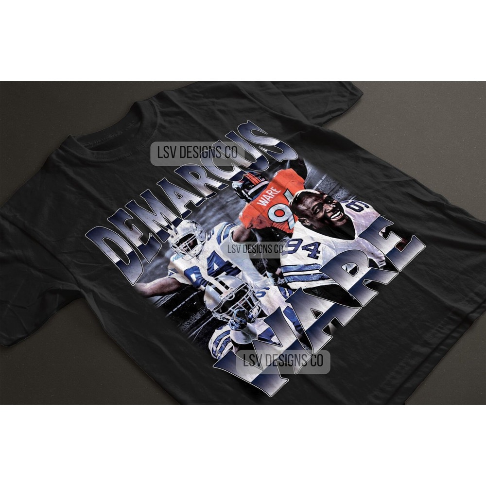 DeMarcus Ware Shirt 90s Vintage x Bootleg Style Rap Tee Retro TShirt, Oversized Graphic Tee TShirt, Christmas Gifts for Men, Women, Unisex.jpg