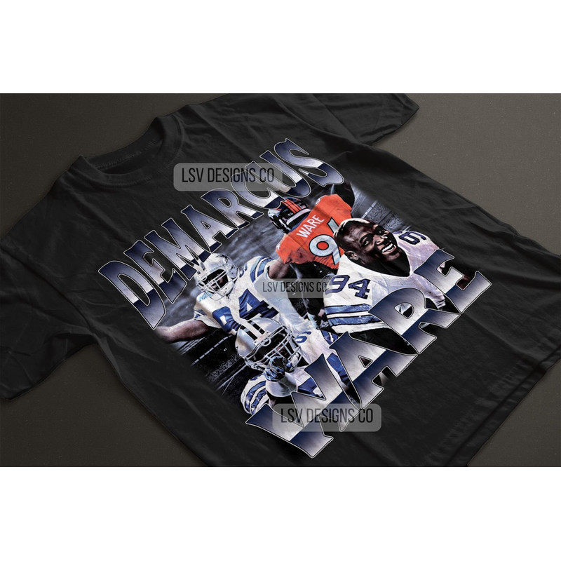 DeMarcus Ware Shirt 90s Vintage x Bootleg Style Rap Tee Retro TShirt, Oversized Graphic Tee TShirt, Christmas Gifts for Men, Women, Unisex.jpg