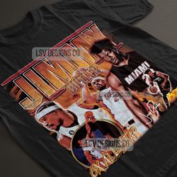 jimmy butler shirt 90s vintage x bootleg style rap tee retro tshirt