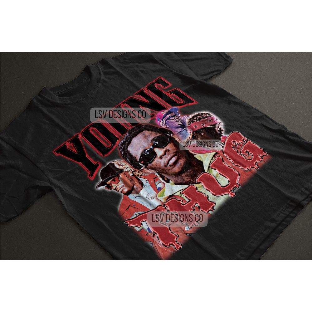 Young Thug Shirt 90s Vintage x Bootleg Style Rap Tee Retro TShirt, Oversized Graphic Tee TShirt, Christmas Gifts for Men, Women, Unisex.jpg