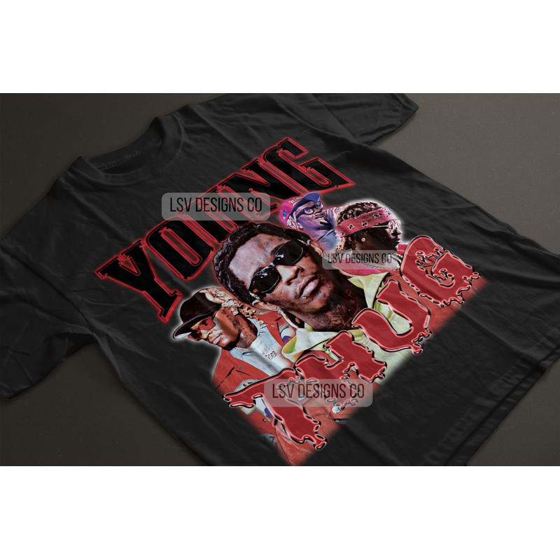 Young Thug Shirt 90s Vintage x Bootleg Style Rap Tee Retro TShirt, Oversized Graphic Tee TShirt, Christmas Gifts for Men, Women, Unisex.jpg