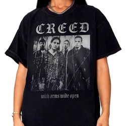 vintage creed band shirt, creed band tour shirt, graphic vintage sweatshirt, 2024 music concert tee, y2k band shirt, gif