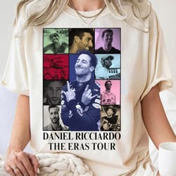 vintage daniel ricciardo the eras shirt, f1 driver gift for fans, 90s vintage fan gift, dr3 race shirt, comfort colors s