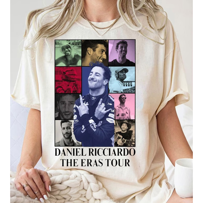 Vintage Daniel Ricciardo The Eras Shirt,F1 Driver Gift For Fans,90s Vintage Fan Gift,DR3 Race Shirt,comfort colors shirt.jpg