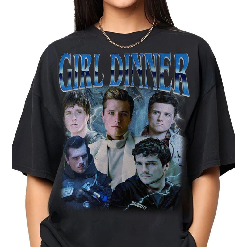 Vintage Josh Hutcherson Shirt, Josh Girl Dinner Comfort colors Shirt, Josh Shirt, Josh Fans Gifts, Graphic Tee.jpg