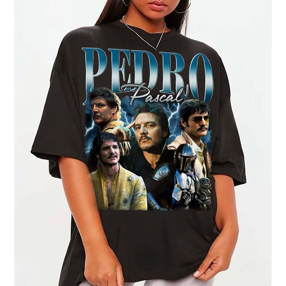 Vintage Pedro Pascal Shirt Retro 90s,Narco Pedro Pascal Fans Gift,Comfort colors shirt,gift for fans, Pedro Pascal Tribute Celebrity Shirt.jpg