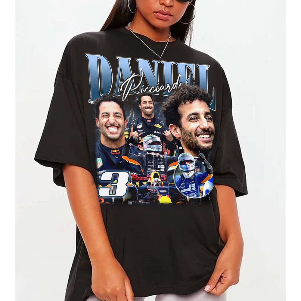 Vintage Daniel Ricciardo shirt,Racing Tshirt,Ricciardo Tee,Graphic Tee 90s Sweatshirt,Race Driver Shirt,comfort colors shirt.jpg