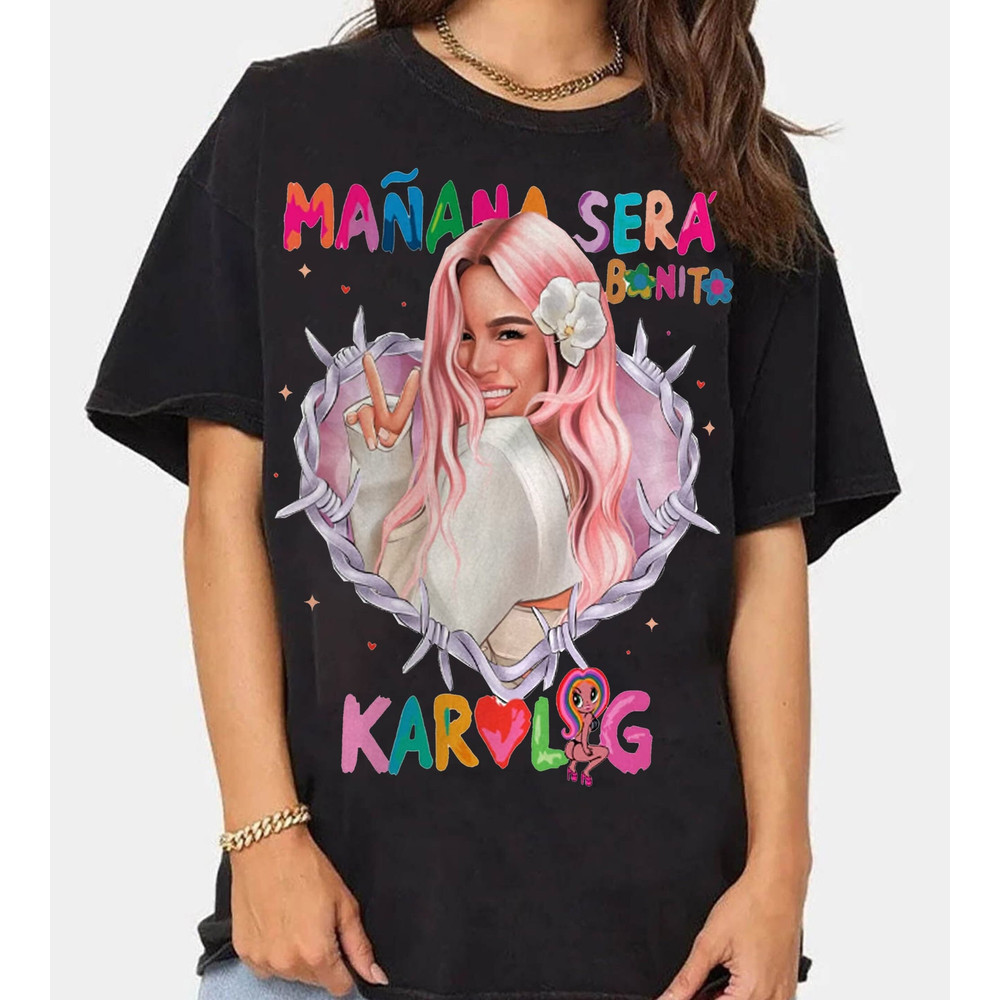 Vintage Karol Manana Shirt,Graphic Tee,Karol Gift For Women and Man Unisex T-Shirt,comfort colors shirt.jpg