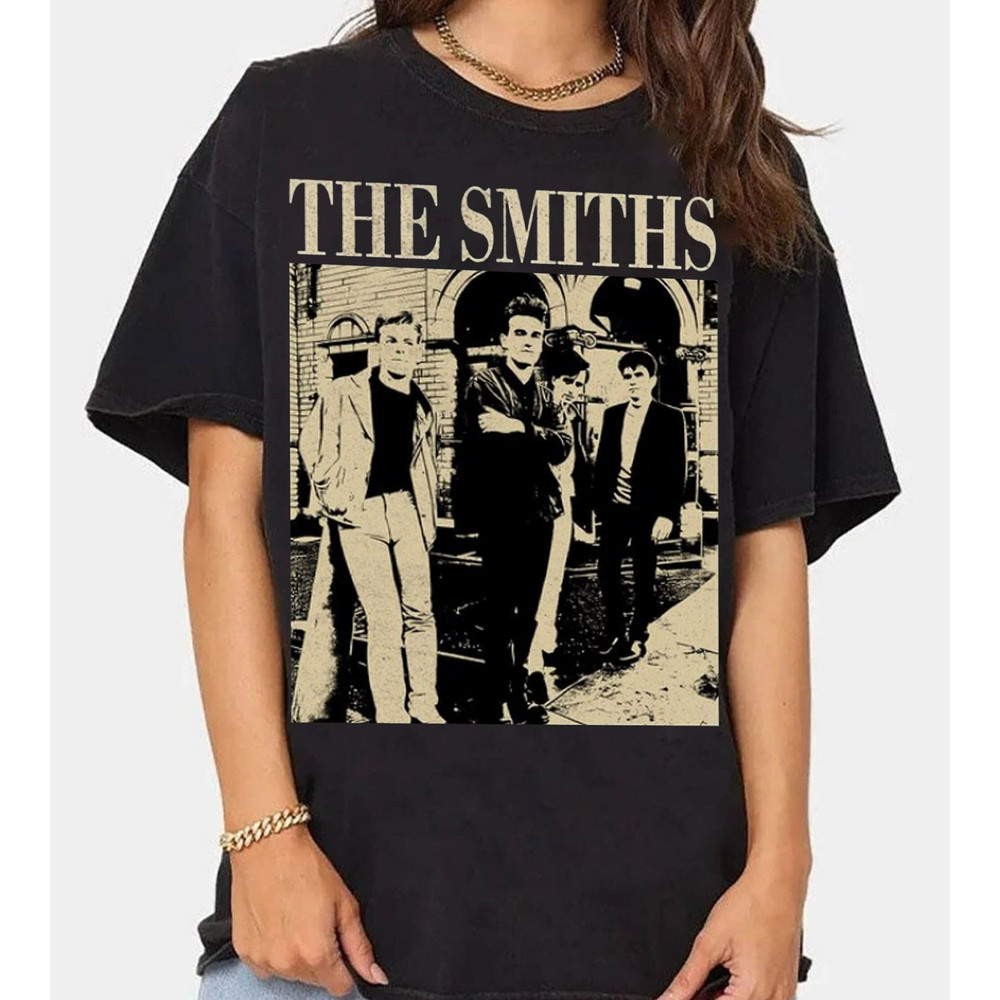 Vintage The Smiths Shirt,80s Retro Musical Vintage T-Shirt,gift for fans,Smiths band Gifft fan unisex shirt,comfort colors shirt.jpg