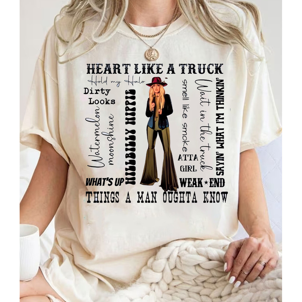 Lainey Wilson Album T-shirt Sweatshirt, Coutry Girl, Comfort Colors Tshirt, Trendy Tee.jpg