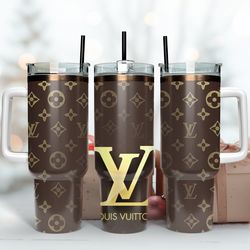 louis vuitton logo 40oz tumbler wrap, 20oz tumbler, tumbler wrap design
