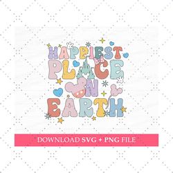happiest place on earth svg, family vacation svg, family trip svg
