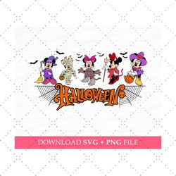 happy halloween svg, halloween miss mouse svg, trick or treat