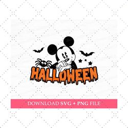 happy halloween svg, halloween mouse svg, bats and spider svg
