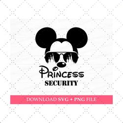 princess security svg, funny dad svg, funny boyfriend svg